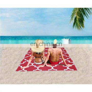 China Custom Rug pp Plastic Camping Mat Outdoor Indoor Red Rug Patio Mat photo-6