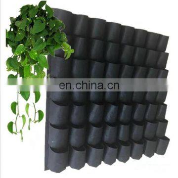 72 pockets vertical wall hanging planters growing pots felt nonwoven grow pot