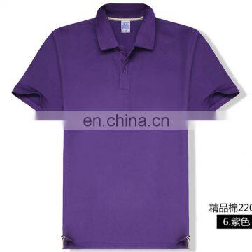 Custom Print Embroidery Logo Blank Unisex Plus Size Women Men Basic Plain CVC Polo T Shirts photo-2