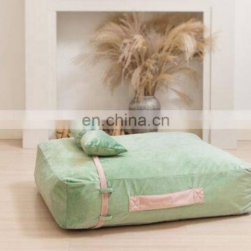 Hot Sale Soft Pet Dog Bed Luxury Pet Sleep Mattress Washable Pet Bed With Pillow photo-5