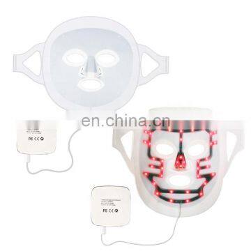 Beauty Care Device Pdt Light 3 Colors Led Face Therapy Mask photo-3