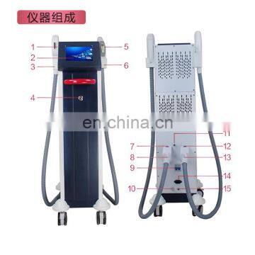 New Lauched Double Handles E-light OPT SHR Human Body Hair Removal Machine photo-6