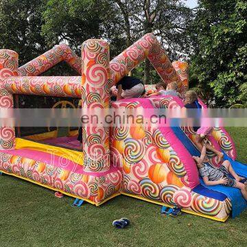 Candy Kids Zone Bounce House Combo Kids Jumping Bouncy Castle Bouncer With Slide photo-2