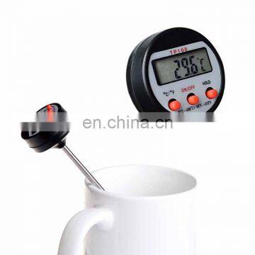 LED Display  Lab Thermometer With Stainless Steel Probe