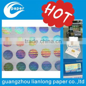 Custom waterproof hologram 3 d animation laser cutting machine to print label