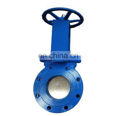 Bundor New DN50 PN10 EPDM seat Flanged Knife Gate Valve for Water