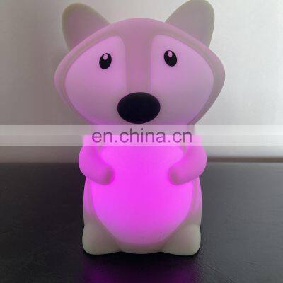 USB Rechargeable Animal Silicone Lamps LED Nursery Night Lights for Kids