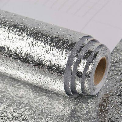 Kitchen Paper Splash Wooden Partition is Peeling is Aluminum Foil in Contact With Paper Sticky Oil Resistant Heat From Wall Post is Suitable for the Working Table Drawer Liners photo-3