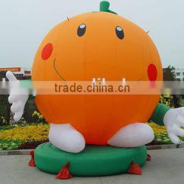 Customized inflatable orange balloon for advertising