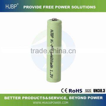 manufacturer supply hot sell for ni-mh rechargeable battery pack aa 1.2v 600mah