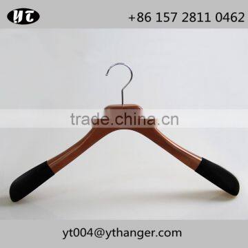 Top Quality Wooden Hanger and Pants Hanger With Anti-slip Velvet photo-2