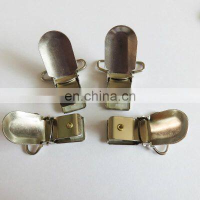 Engraved Heavy Duty Custom Stainless Steel/Iron Pacifier Clips Suspender For Garment photo-2