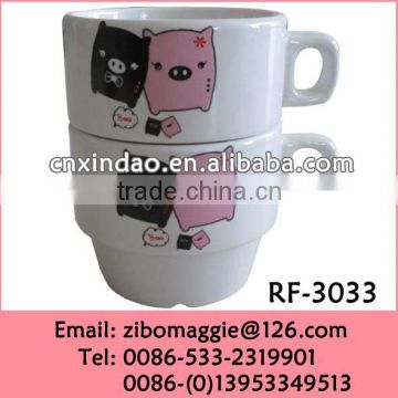 Professional Alibaba Express Zibo Made Ceramic Wholesale Juice Travel Mug for Child