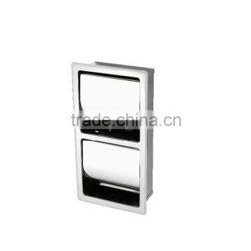 WESDA 2014 New Design Silver Luxury Recessed Toilet Paper Holder for Buildings photo-3