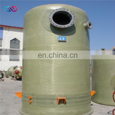 Acid Storage Tank of FRP GRP Fiberglass Material Vertical High Pressure Vessel