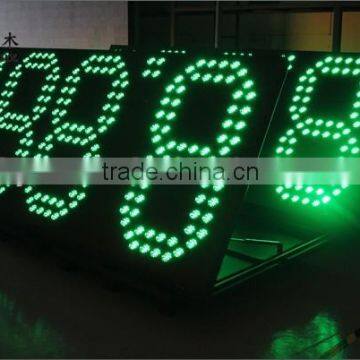 alibaba high brightness big digital 8 double sided gas station single led price sign