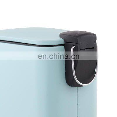 Trending Products 2021 New Arrivals Hotel Foot Pedal Soft Close Square Shape Dust Bin photo-5