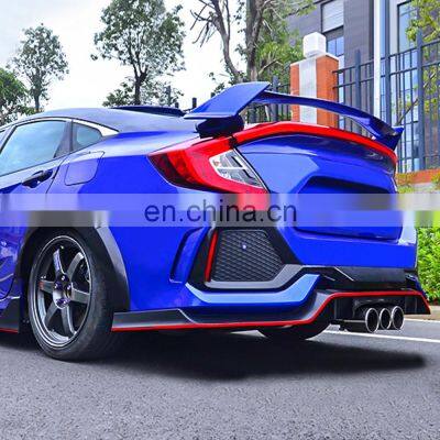 Rear Bumper For Honda Civic Type-R 2016-2020 Car Body Kit China Factory photo-2