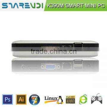 Sharevdi China smallest mini PC K390M Intel Celeron dual core 1.8GHz RAM DDR3 2G