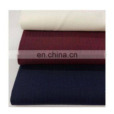 designer yarn dyed winter custom colors Herringbone 100% cotton cover printed woven fabric for garment