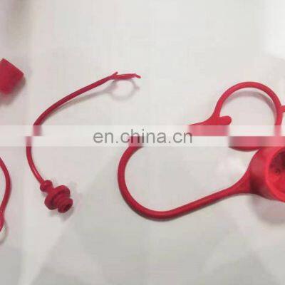 Used for 3/8 NAV Hydraulic Quick Couplings 3/8 Inch Female and Male Red Plastic Material Dust Plug photo-3