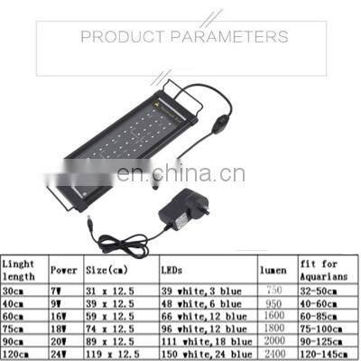 UK US AU EU Adapter Smart Aquarium Panel Light 30CM 40CM 60CM 90CM 120CM Fish Tank Planted Aquarium Led Light photo-5