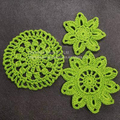Handcraft garment accessories handmade cotton appliques