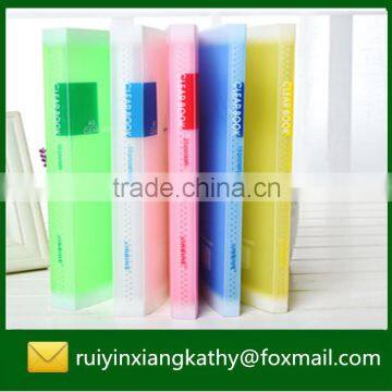 Transparent Colourful Plastic Soft Cover Display Book photo-2