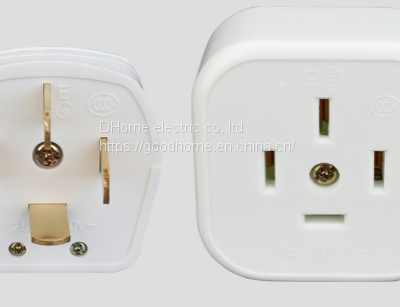 Three-phase four-wire plug socket, four-hole high-power power supply 440V air conditioning industrial plug socket