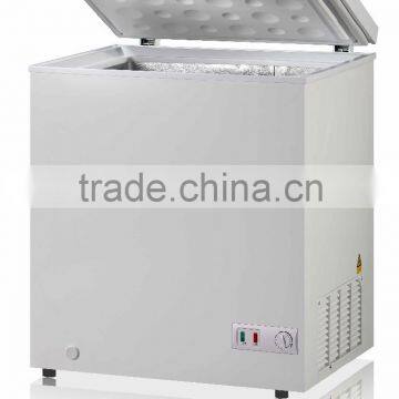 large capacity tropicalized solid foamed door commercial chest freezer