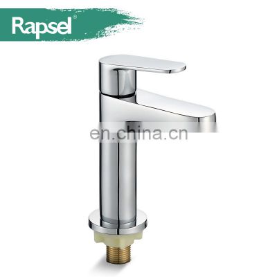 Rapsel Single handle chrome plated modern bathroom brass basin faucet