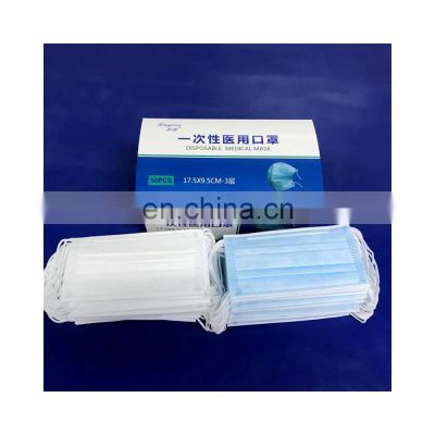 Factory Directly Supply Favourable Price Widespread 3 Ply Earloop Medical Adults Face Mask Disposable Medical Face Masks