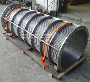 Wedge Wire Screw Press Screen Pipe