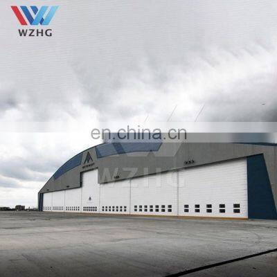 Steel Building Prefabricated Hangar Wall Metal Hangar Tpa Housing Airplane Hangar