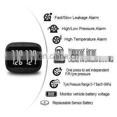 Cigarette Lighter Digital Tire Pressure System TPMS for 4WD Off-road Vehicles photo-2