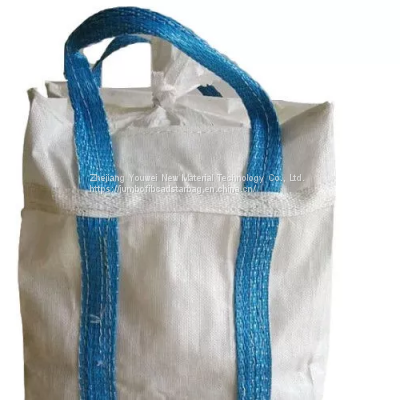 UV Treated Fibc Jumbo Bags 1000kg Flexible For Packing Ore And Garbage Double Warp Fabric