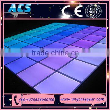 ACS hotsales! dance floor rental, interactive led floor for sales, professional led dance floor lighting rgb