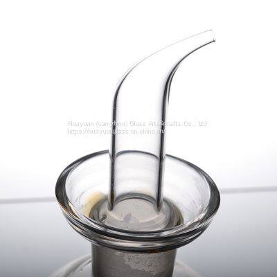 Customized Borosilicate Glass Olive Oil Vinegar Bottle Glass Oil Cruet With Spout photo-3