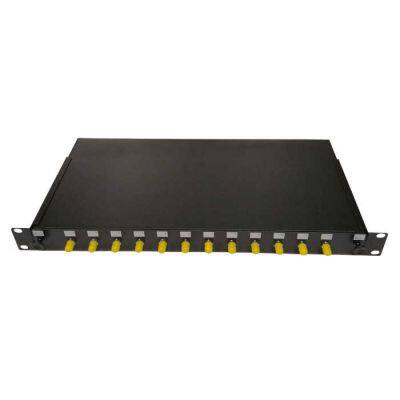 19inch ODF 24 sc Adatpers Sliding Patch Panel 12fibers 19'' ODF Rackmount Sliding Panel photo-3
