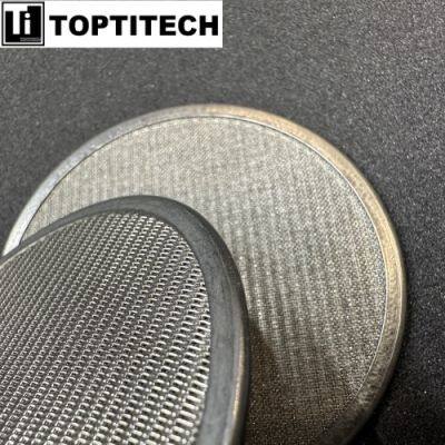 100um 5-layer Sintered SS316L Wire Mesh Filter Plate With Edge photo-2