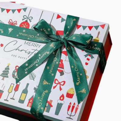 Ribbon High-end Christmas Gift Box Factory Can be Customized Size Carton photo-2