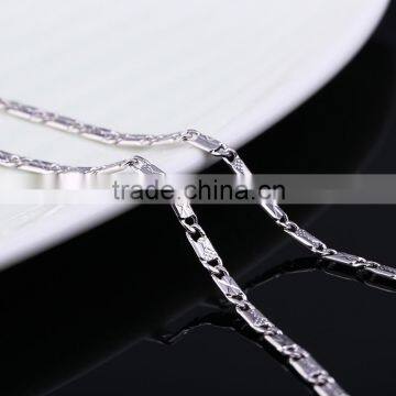 2015 Wholesale Fashion Jewelry Rhodium Plated Cheap Short Chain Necklace photo-3