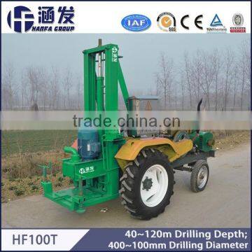 Strongly recommend ! HF100T Top driving tractor mounted bore well drilling machine