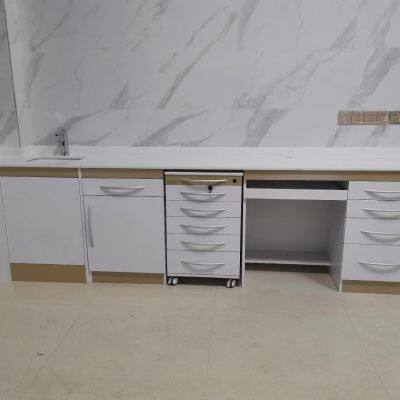 Medical Furniture Dental Bench Steel Made Hospital Stomatology Wall Bench photo-2