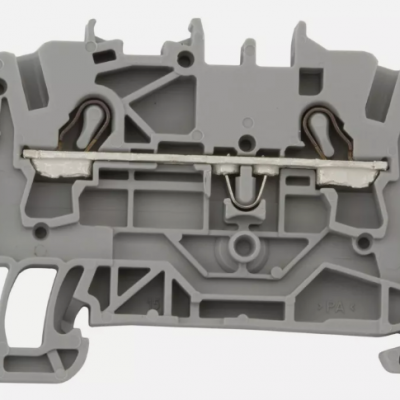 100 Pack Wago 2002-1201 TopJobs 2-Conductor Feed Through Terminal Block Grey
