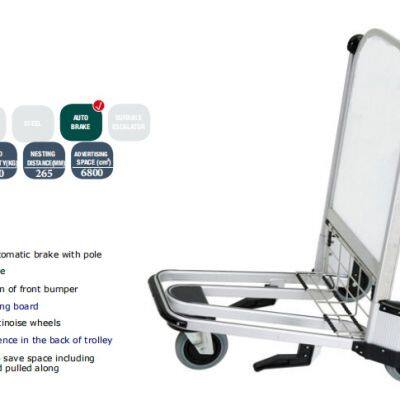 Airport Trolley Cart Airport Luggage Travel Trolley Baggage Trolley Tractors at Airports