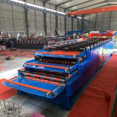 Made in China Roof Wall Steel Sheet Forming Machine Corrugated Aluminum Roofing Sheet Roll Forming Making Machine photo-3