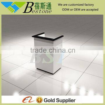 MDF retail store checkout counter ,wooden cash counter for shop