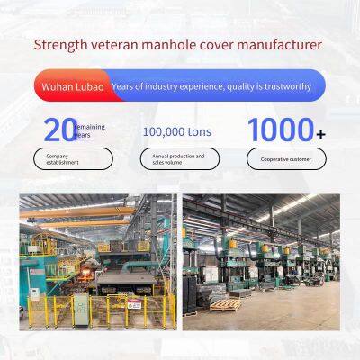 Lubao Manufacturer of Ductile Iron Gutter Covers, Single Grate, 400*800, Heavy-duty Drainage for Sewage and Rainwater in Factories photo-3