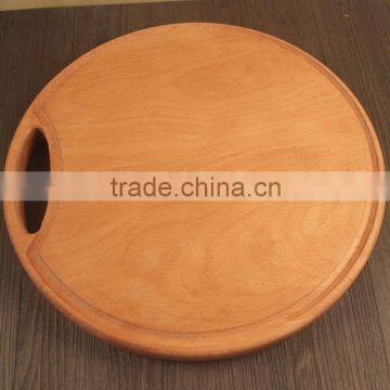 Wooden Chopping Board Set Food Grade Bamboo Bread Cutting Board, Vegetable Round Chopping Block